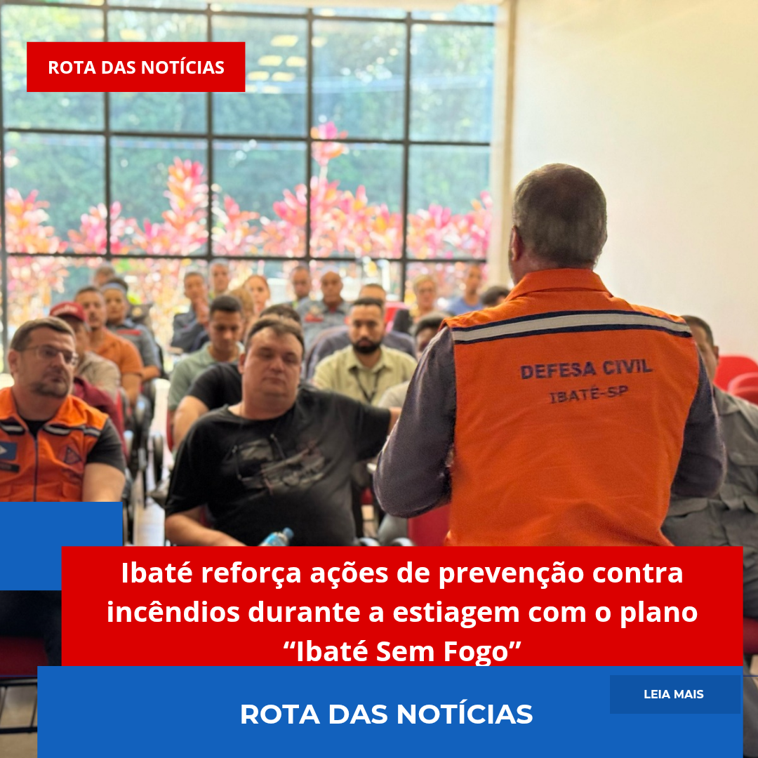 Ibaté reforça ações de prevenção contra incêndios durante a estiagem com o plano “Ibaté Sem Fogo”