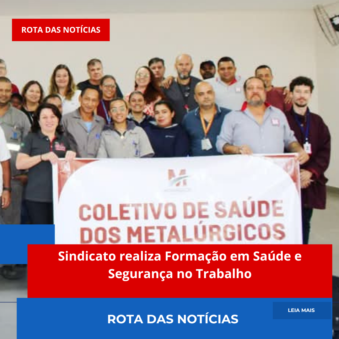 Sindicato realiza Formação em Saúde e Segurança no Trabalho