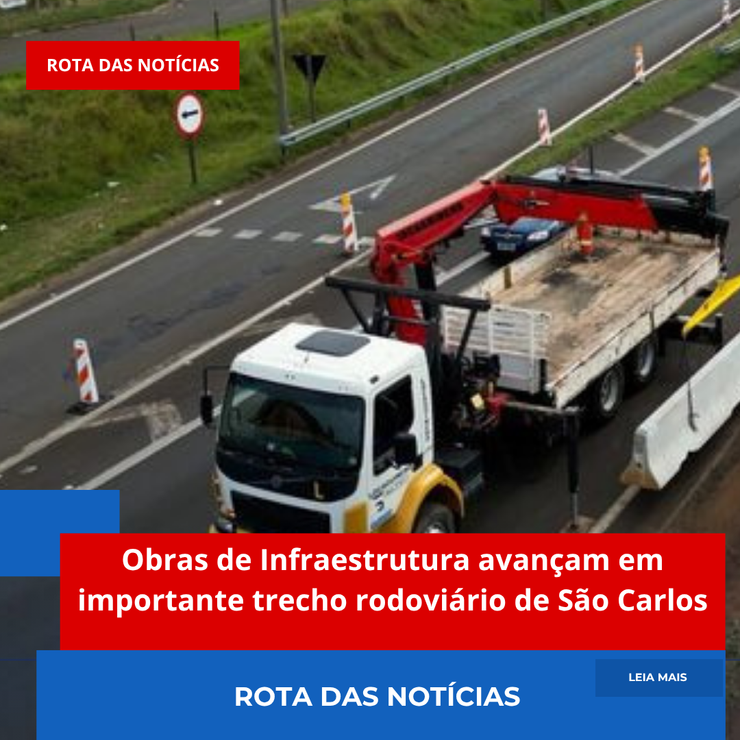 Obras de Infraestrutura Avançam em Importante Trecho Rodoviário de São Carlos