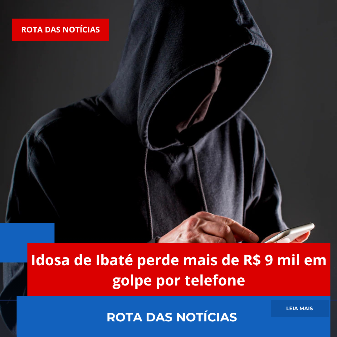Idosa de Ibaté perde mais de R$ 9 mil em golpe por telefone