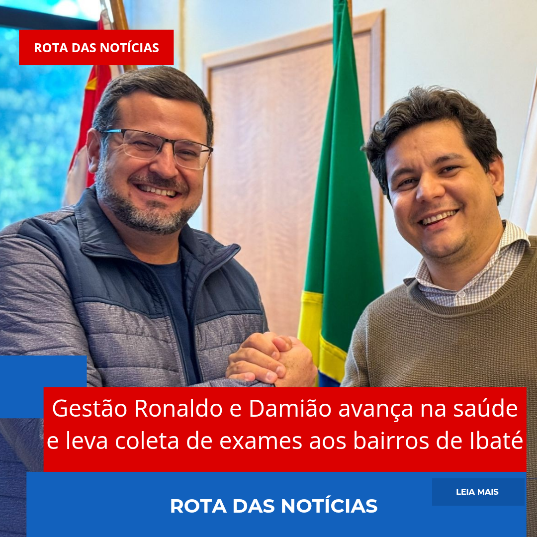 Gestão Ronaldo e Damião avança na saúde e leva coleta de exames aos bairros de Ibaté