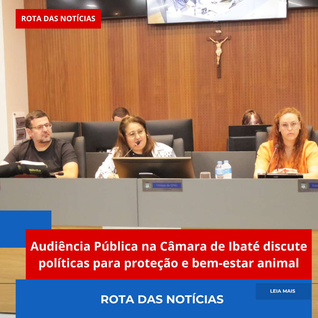 Audiência Pública na Câmara de Ibaté discute políticas para proteção e bem-estar animal