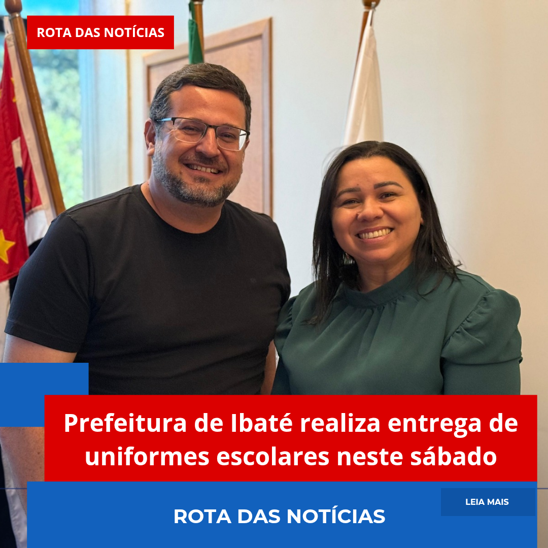 Prefeitura de Ibaté realiza entrega de uniformes escolares neste sábado