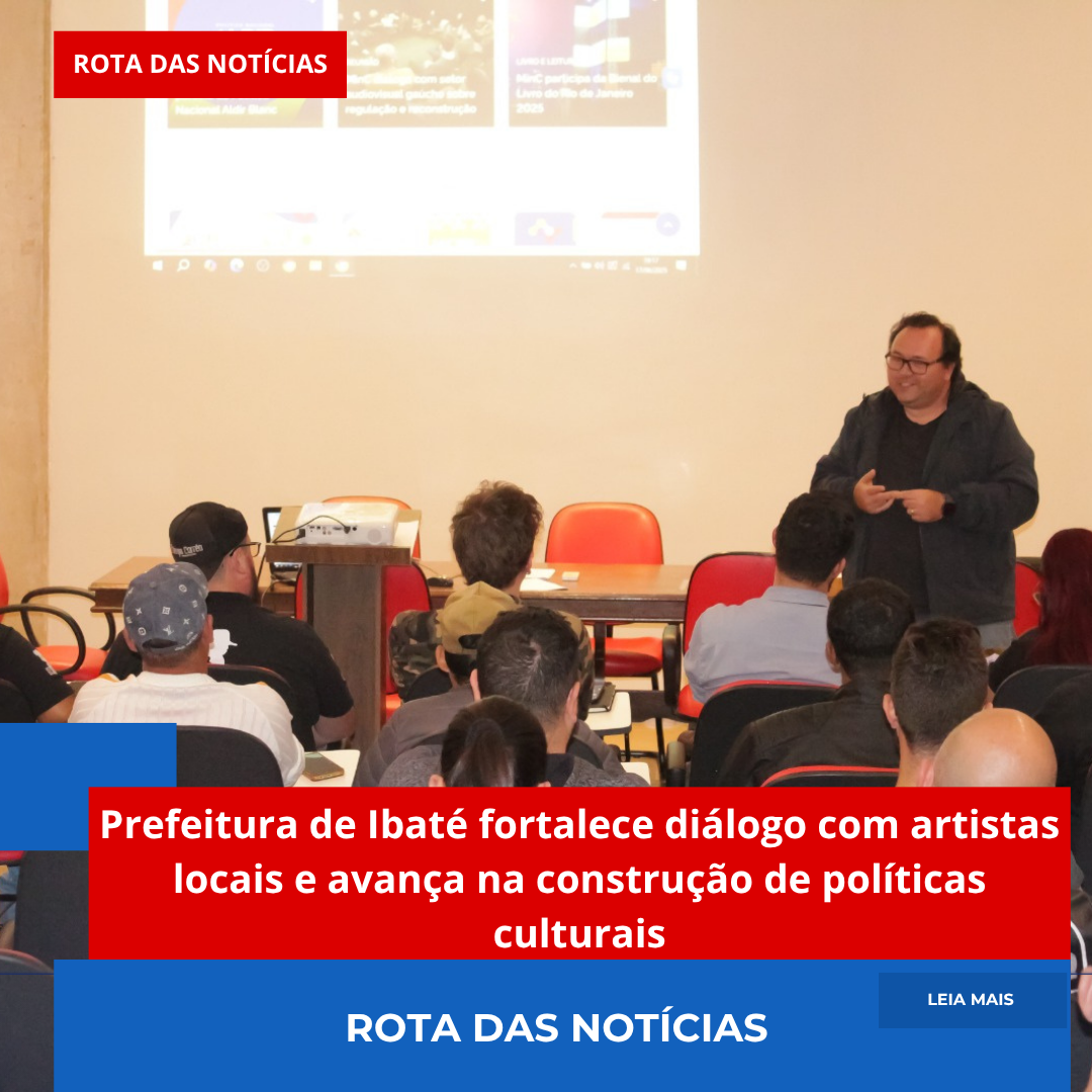 Prefeitura de Ibaté fortalece diálogo com artistas locais e avança na construção de políticas culturais