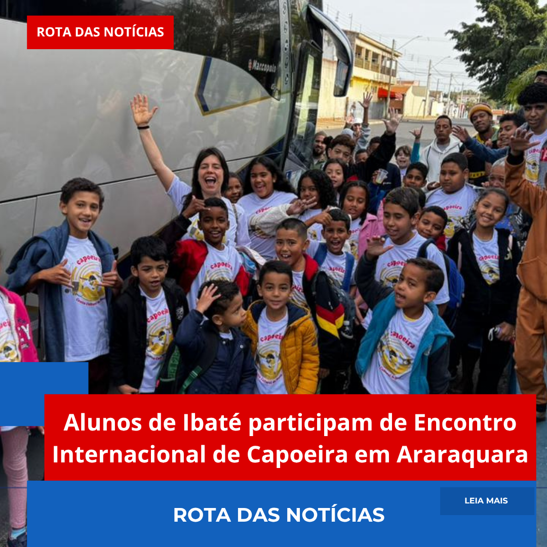 Alunos de Ibaté participam de Encontro Internacional de Capoeira em Araraquara