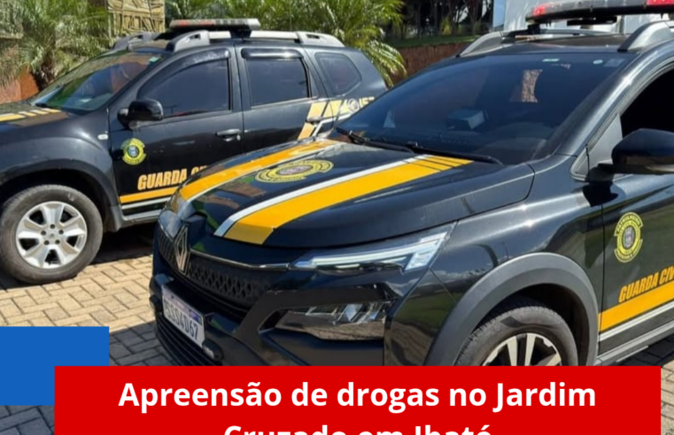 Apreensão de drogas no Jardim Cruzado em Ibaté