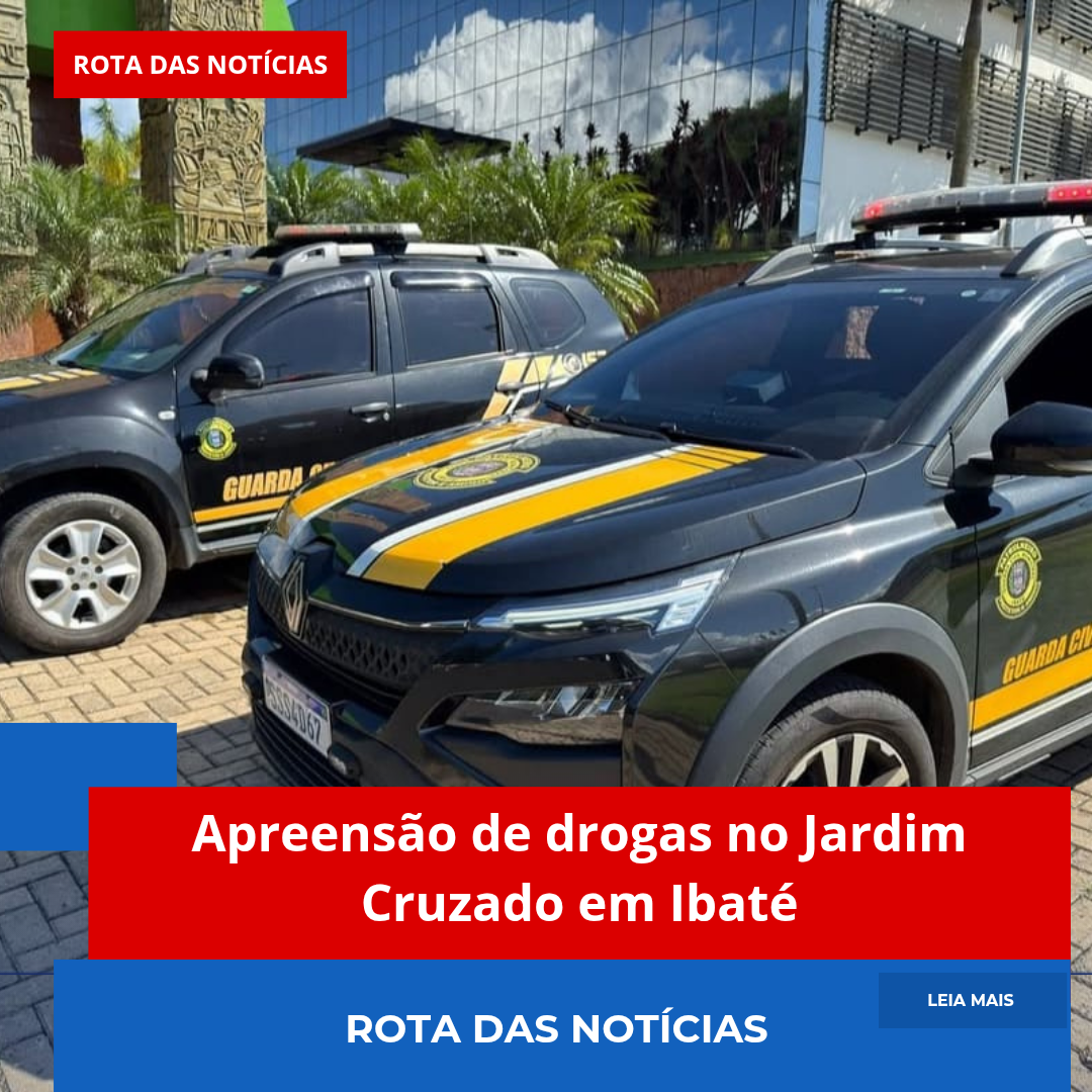 Apreensão de drogas no Jardim Cruzado em Ibaté