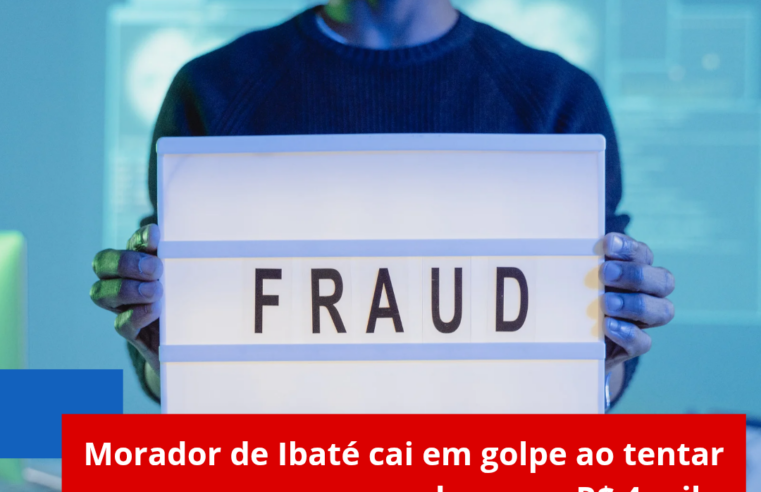 Morador de Ibaté cai em golpe ao tentar comprar carro e perde quase R$ 4 mil