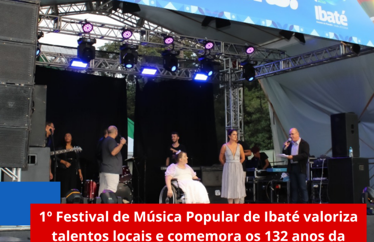 1º Festival de Música Popular de Ibaté valoriza talentos locais e comemora os 132 anos da cidade