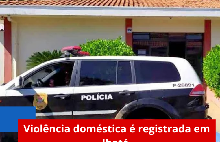 Violência doméstica é registrada em Ibaté