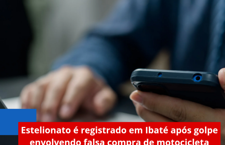 Estelionato é registrado em Ibaté após golpe envolvendo falsa compra de motocicleta