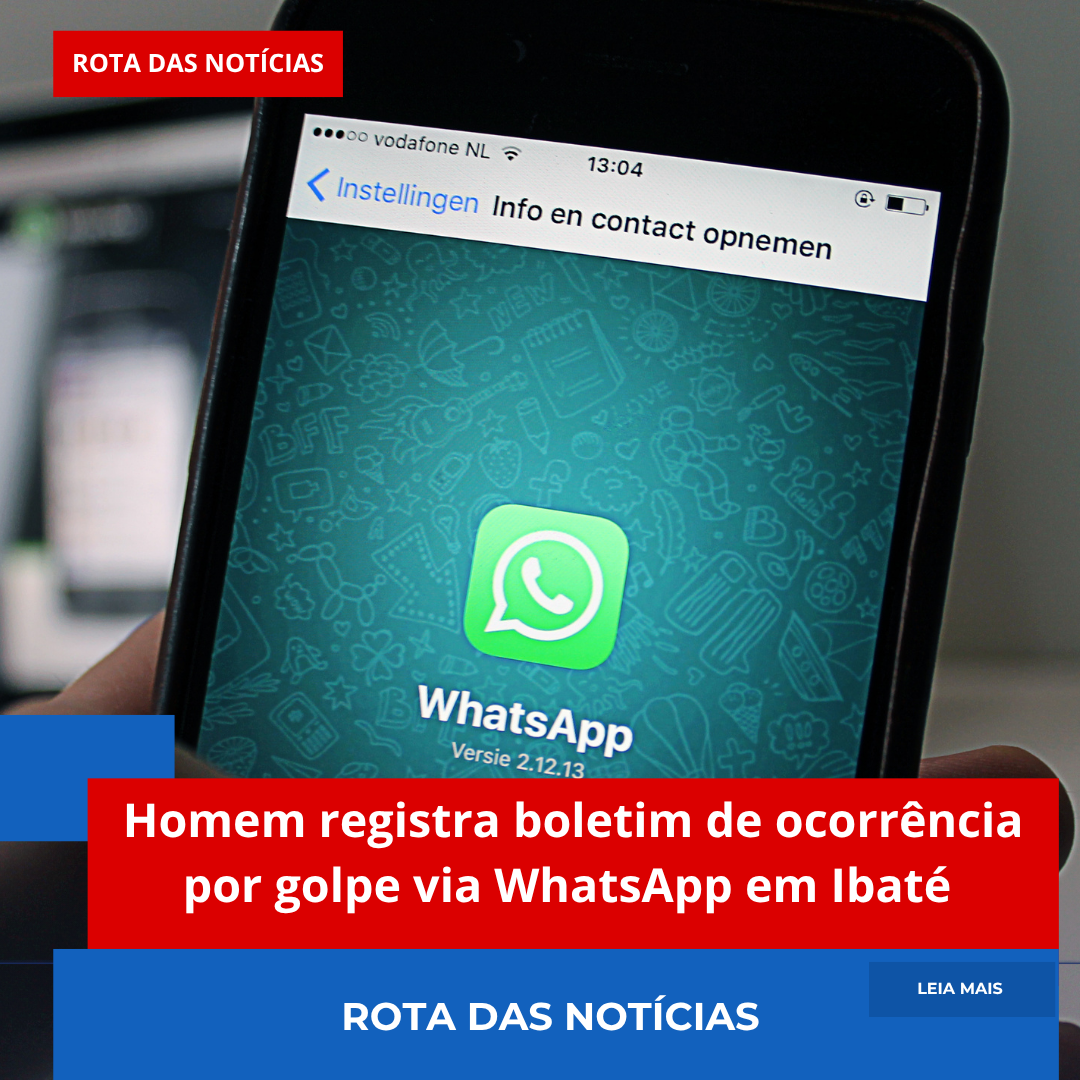 Homem registra boletim de ocorrência por golpe via WhatsApp em Ibaté