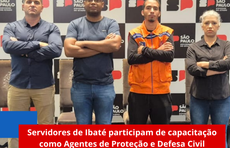 Servidores de Ibaté participam de capacitação como Agentes de Proteção e Defesa Civil