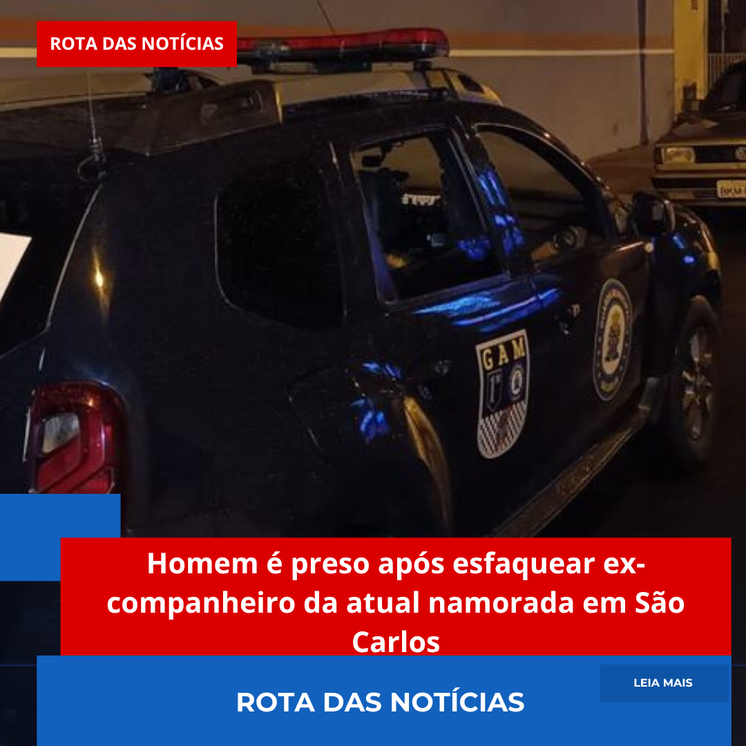 Homem é preso após esfaquear ex-companheiro da atual namorada em São Carlos