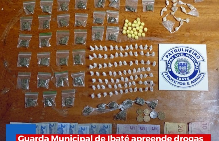 Guarda Municipal de Ibaté apreende drogas no Jardim Cruzado