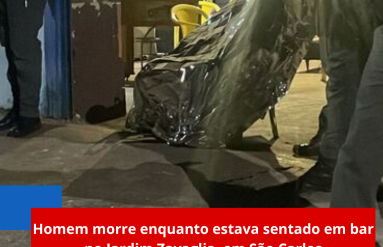 Homem morre enquanto estava sentado em bar no Jardim Zavaglia, em São Carlos