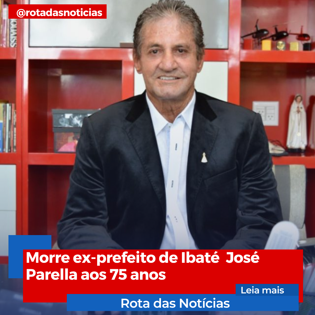 Ex-prefeito de Ibaté, José Parella, faleceu neste sábado