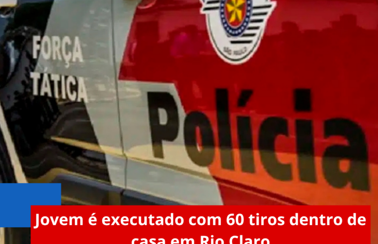 Jovem é executado com 60 tiros dentro de casa em Rio Claro
