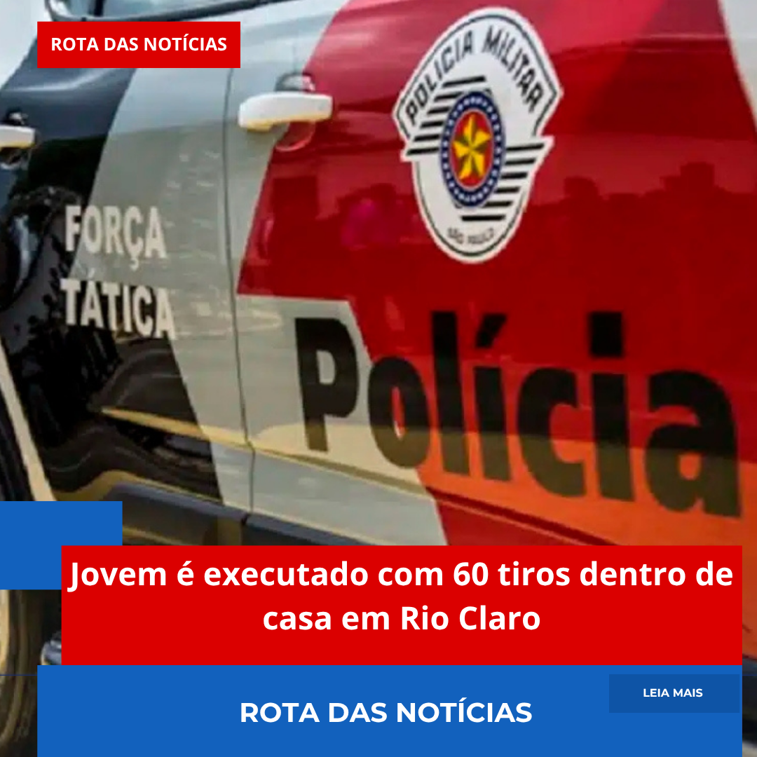 Jovem é executado com 60 tiros dentro de casa em Rio Claro