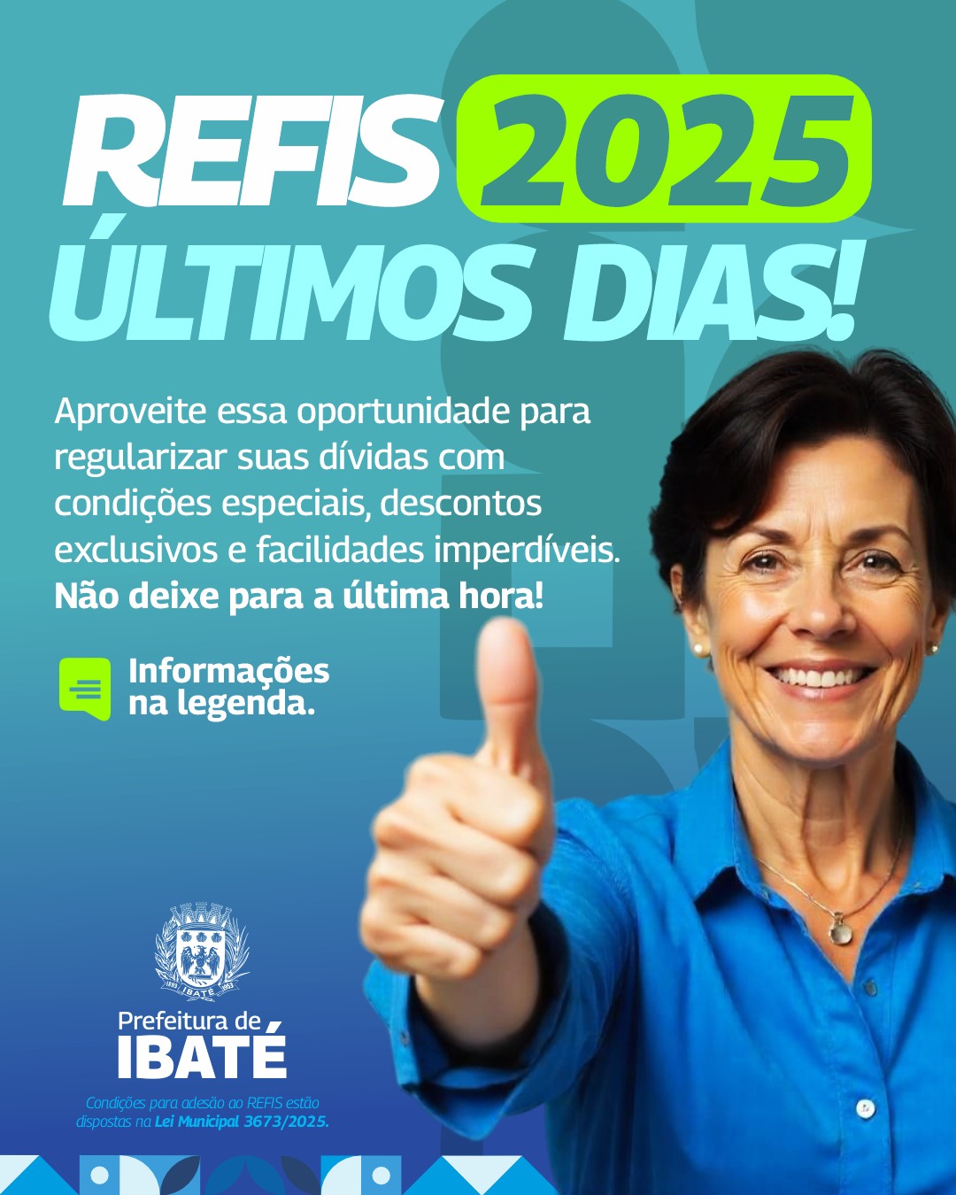 Ibaté entra na reta final do REFIS 2025 com condições especiais para regularização de débitos