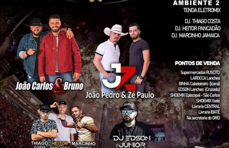 🎉🐂 ESQUENTA RODEIO DE SÃO CARLOS! 🐂🎉📅 26 de Julho | ⏰ 23h00📍 GREI – Av. Santa Rufina, 141 Ibaté
