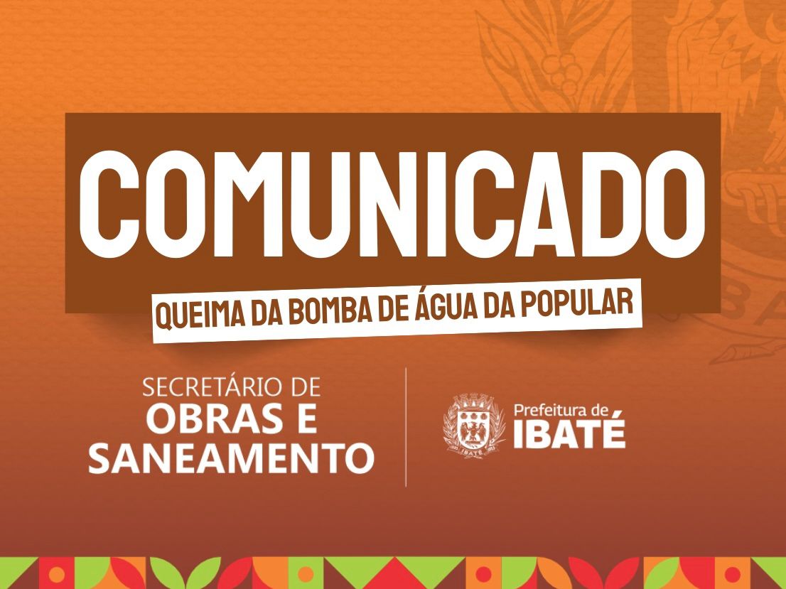 ⚠️ Abastecimento de água temporariamente interrompido no bairro Popular