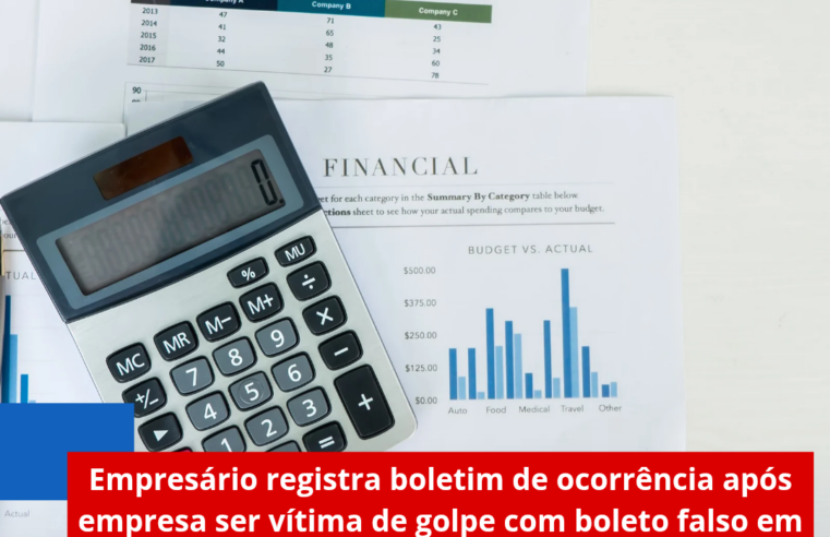 Empresário registra boletim de ocorrência após empresa ser vítima de golpe com boleto falso em Ibaté