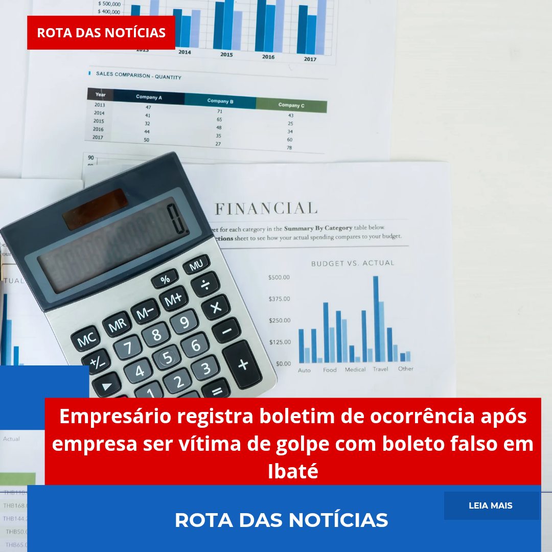 Empresário registra boletim de ocorrência após empresa ser vítima de golpe com boleto falso em Ibaté