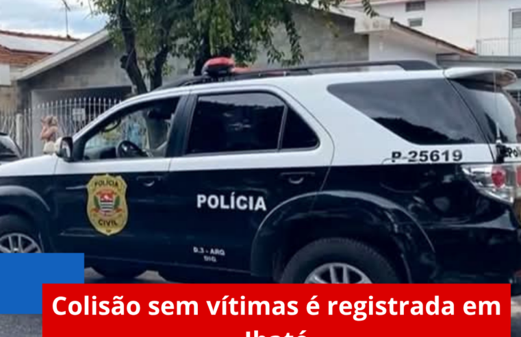 Colisão sem vítimas é registrada em Ibaté