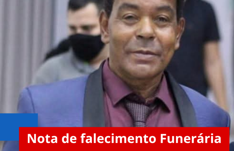 Nota de falecimento Funerária Terezinha de Jesus