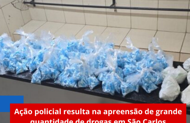 🚨 Ação policial resulta na apreensão de grande quantidade de drogas em São Carlos 🚨