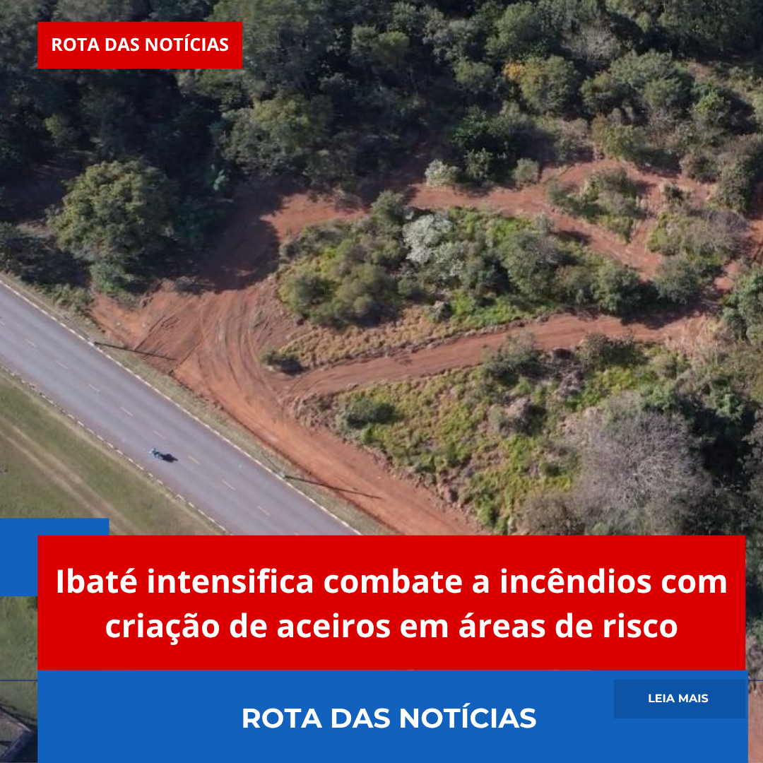 Ibaté intensifica combate a incêndios com criação de aceiros em áreas de risco