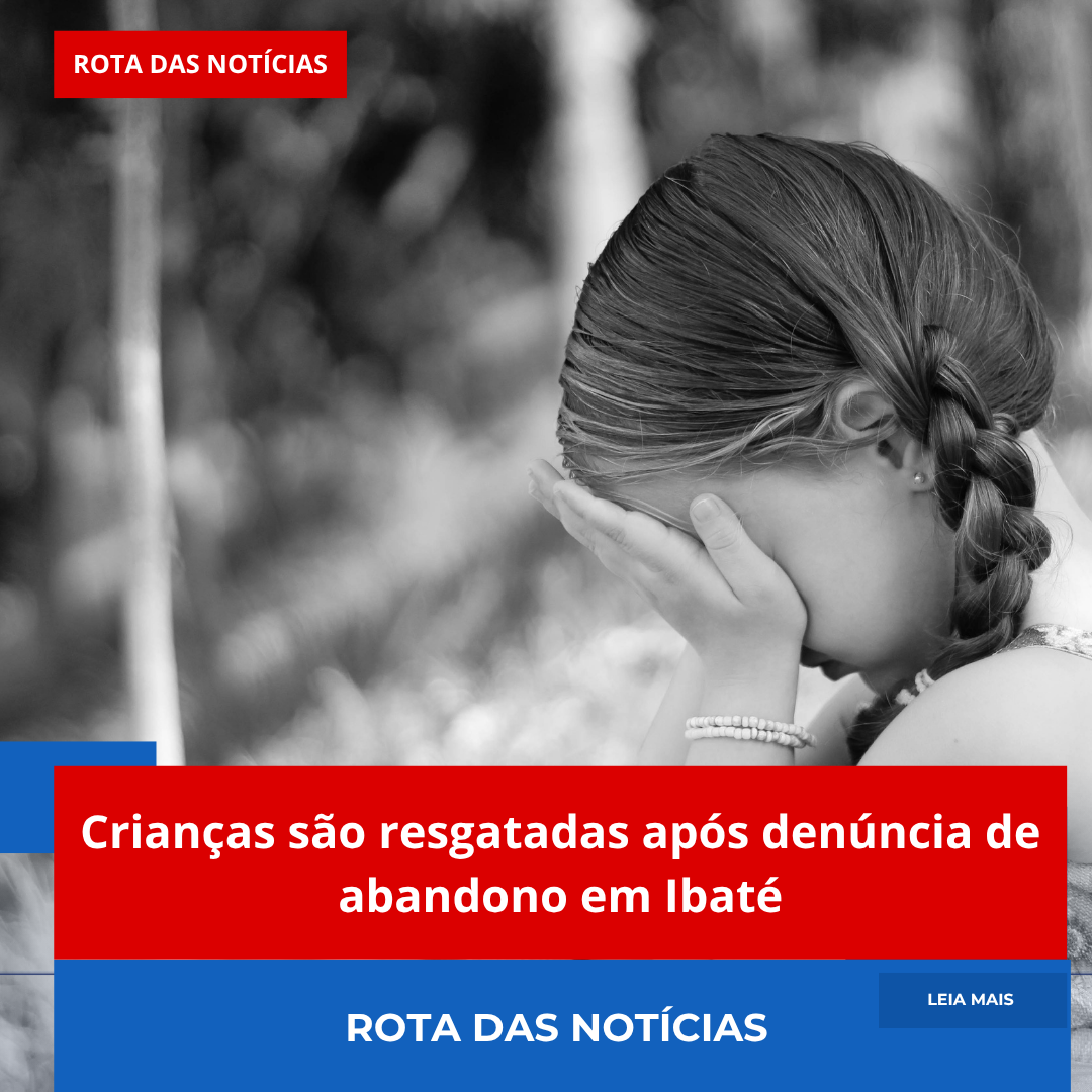 Crianças são resgatadas após denúncia de abandono em Ibaté