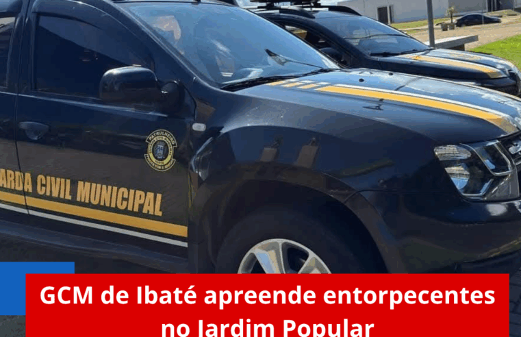 GCM de Ibaté apreende entorpecentes no Jardim Popular