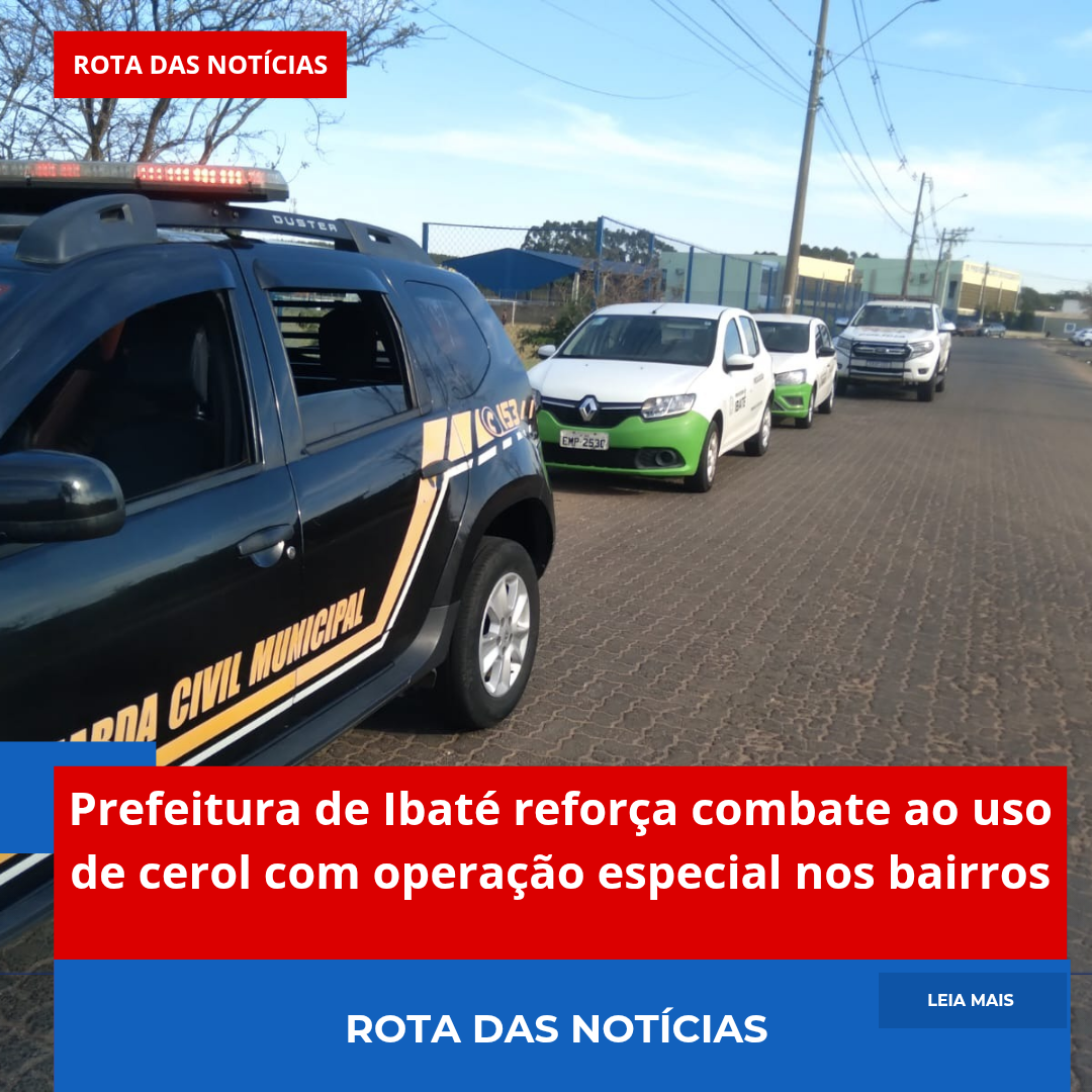 Prefeitura de Ibaté reforça combate ao uso de cerol com operação especial nos bairros