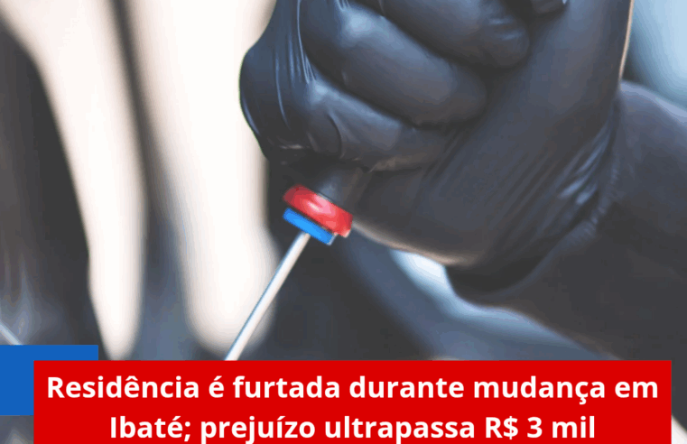 Residência é furtada durante mudança em Ibaté,prejuízo ultrapassa R$ 3 mil