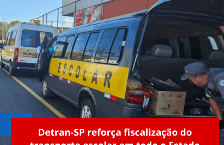 Detran-SP reforça fiscalização do transporte escolar em todo o Estado