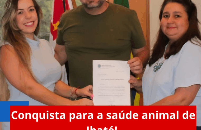🎉 Conquista para a saúde animal de Ibaté! 🐾