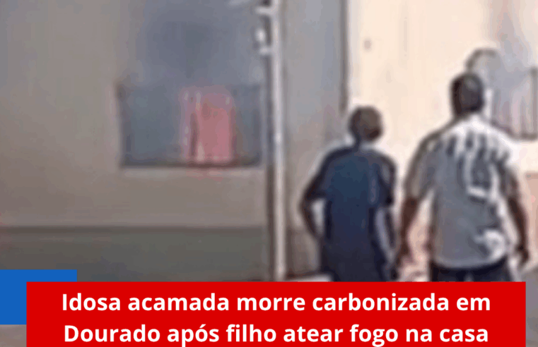 Idosa acamada morre carbonizada em Dourado após filho atear fogo na casa