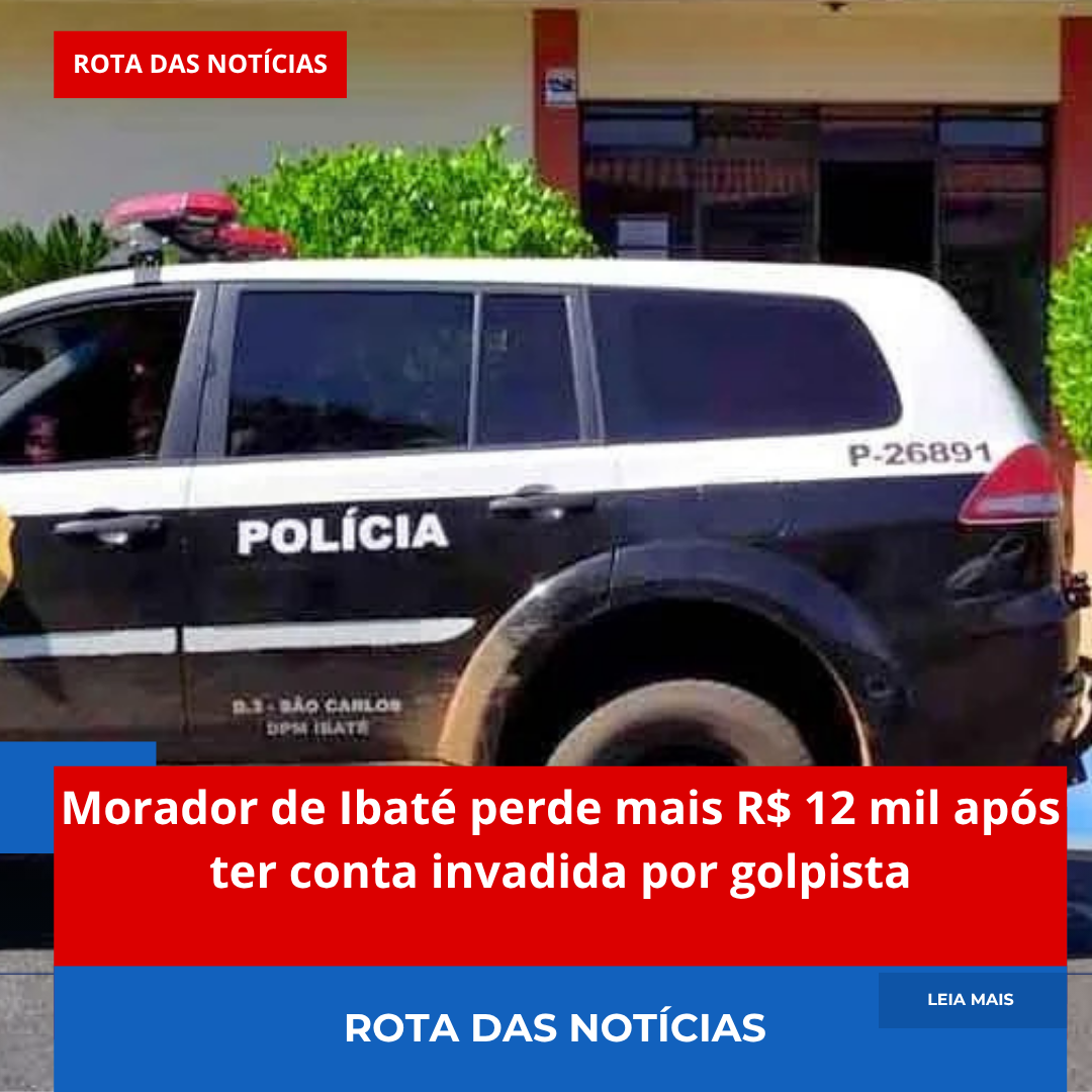 Morador de Ibaté perde mais R$ 12 mil após ter conta invadida por golpista
