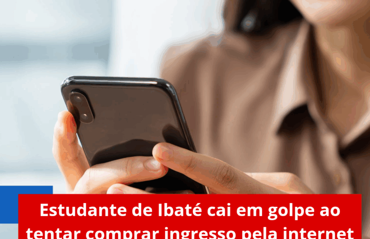 Estudante de Ibaté cai em golpe ao tentar comprar ingresso pela internet
