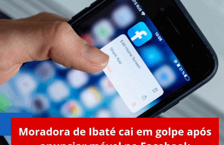 Moradora de Ibaté cai em golpe após anunciar móvel no Facebook