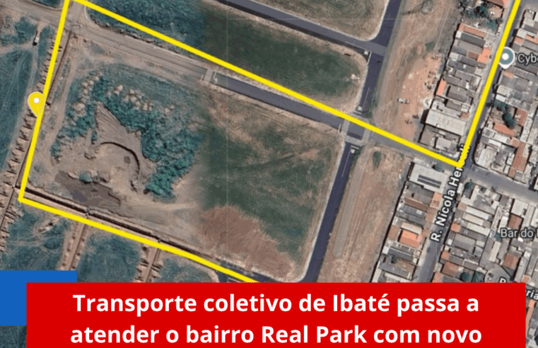 Transporte coletivo de Ibaté passa a atender o bairro Real Park com novo trajeto
