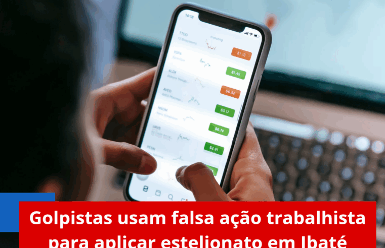 Golpistas usam falsa ação trabalhista para aplicar estelionato em Ibaté