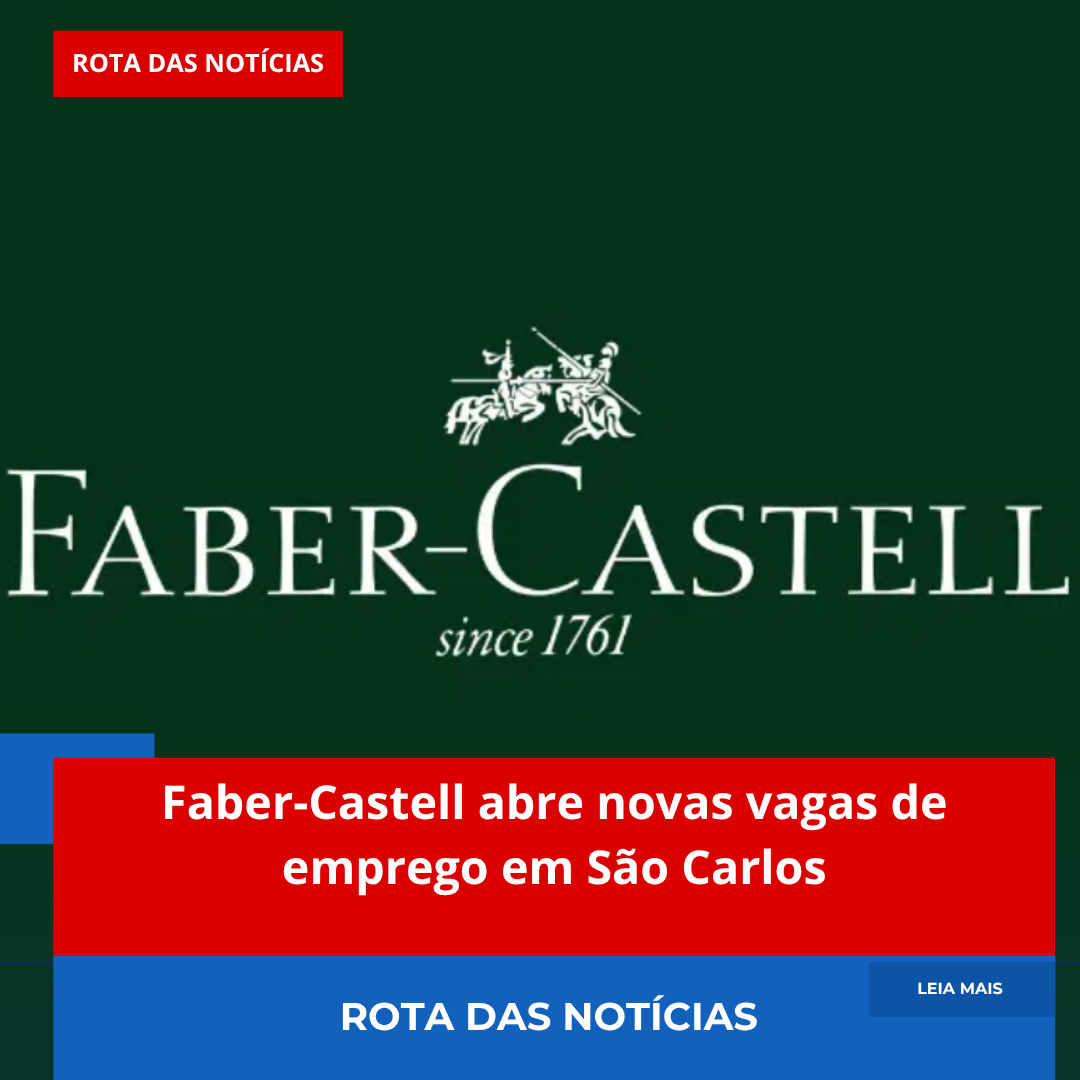 Faber-Castell abre novas vagas de emprego em São Carlos