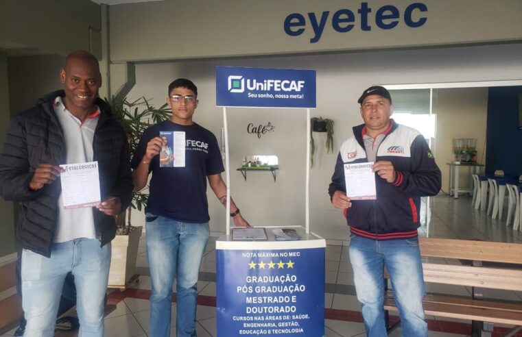 🔧 Sindicato realiza sindicalização na EYETEC, com parceria presente! 🤝