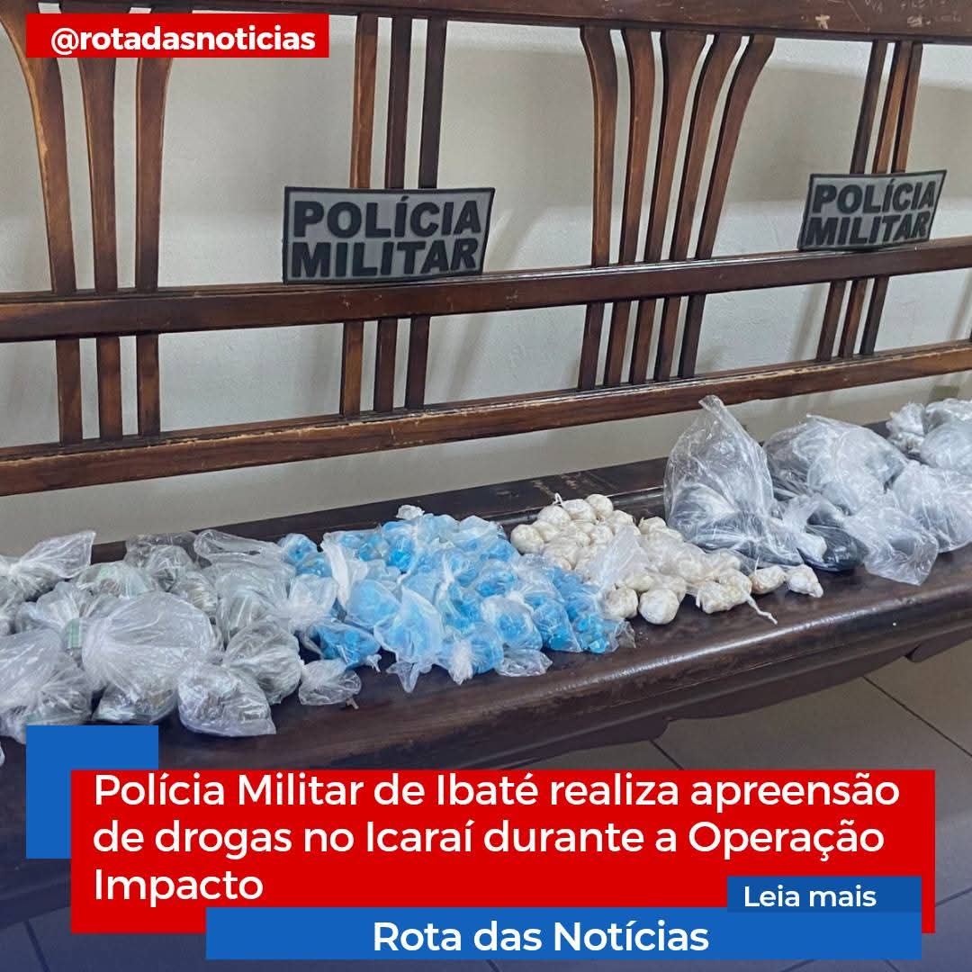 Polícia Militar realiza apreensão de drogas no bairro Icaraí durante Operação Impacto