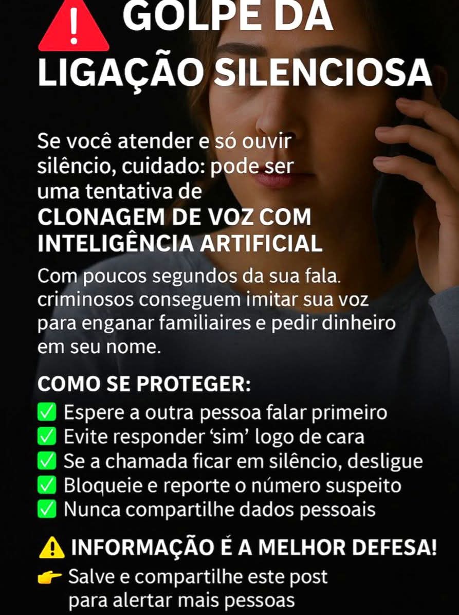 Novo golpe da “Ligação Silenciosa” preocupa especialistas em segurança digital