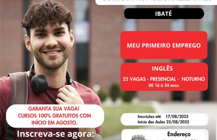 Qualifica SP abre inscrições para curso gratuito de Inglês em Ibaté