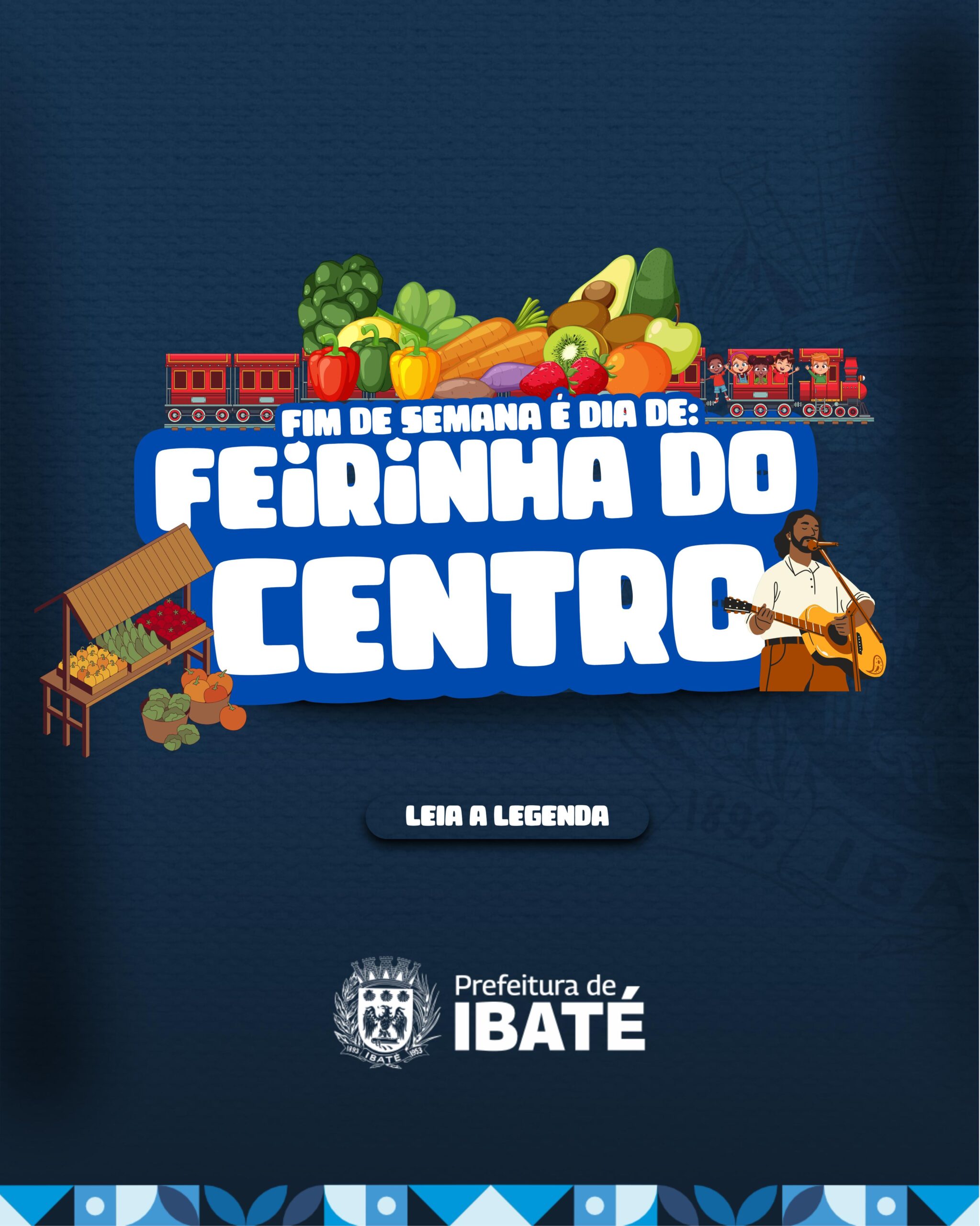 Feira do Centro de Ibaté agora também aos domingos!